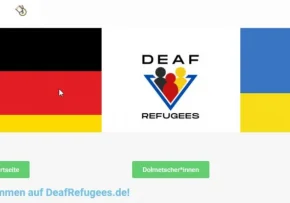 Deafrefugees. Netzwerk für die taube Geflüchte | Foto: Foto: Screenshot DEAF Refugees